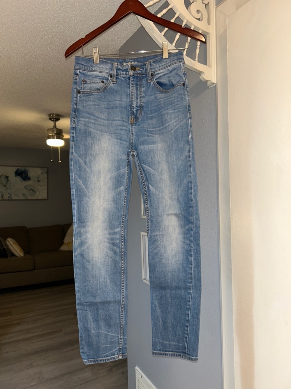 Goodfellow & Co Women's Total Flex Tapered Blue Jeans Size 29